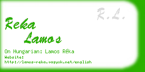 reka lamos business card