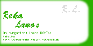 reka lamos business card